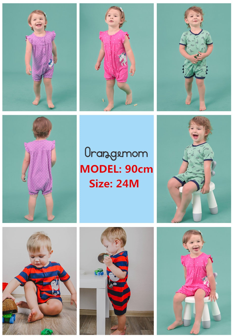 Orangemom Official Store Summer Boys Baby Clothing