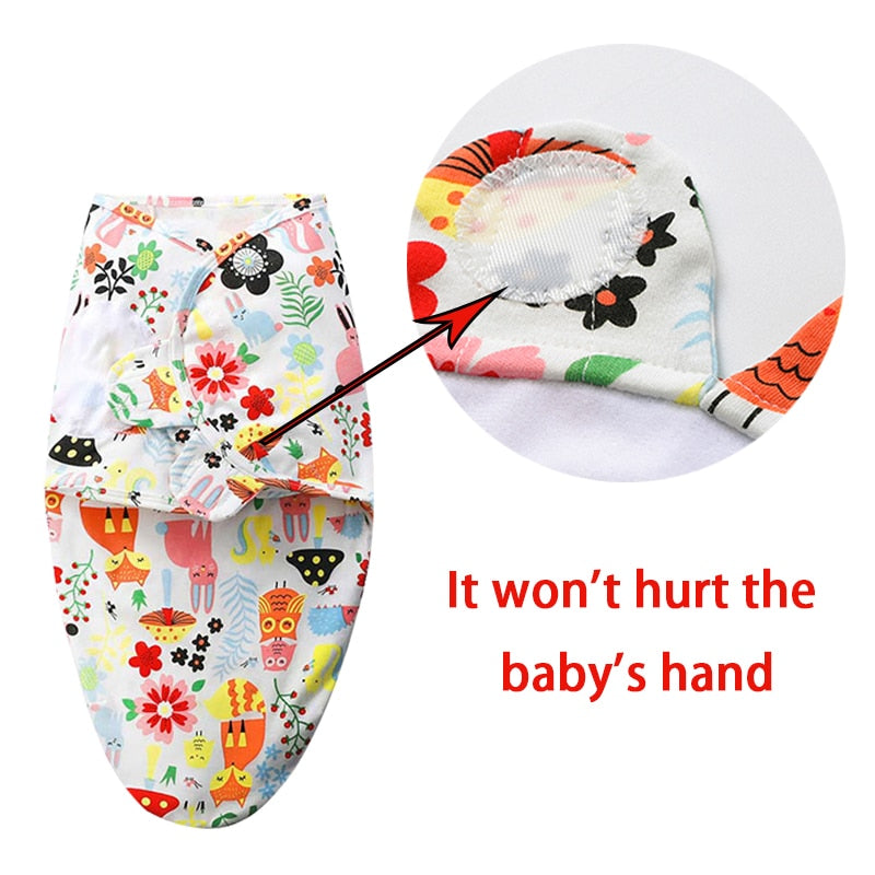 Babies Sleeping Bags Newborn Baby Cocoon Swaddle Wrap Envelope 100%Cotton