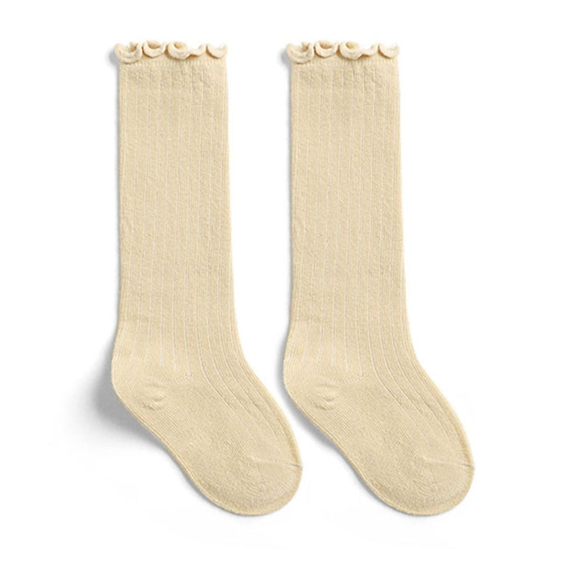 Children Baby Girls Leg Warmer Fox Knee High Socks