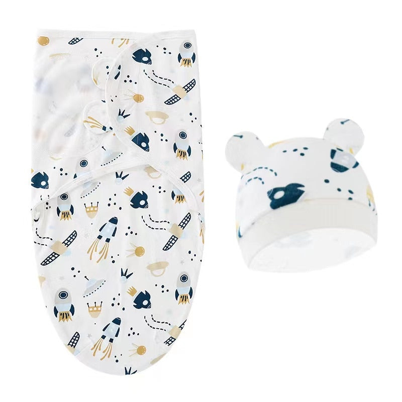 Babies Sleeping Bags Newborn Baby Cocoon Swaddle Wrap Envelope 100%Cotton