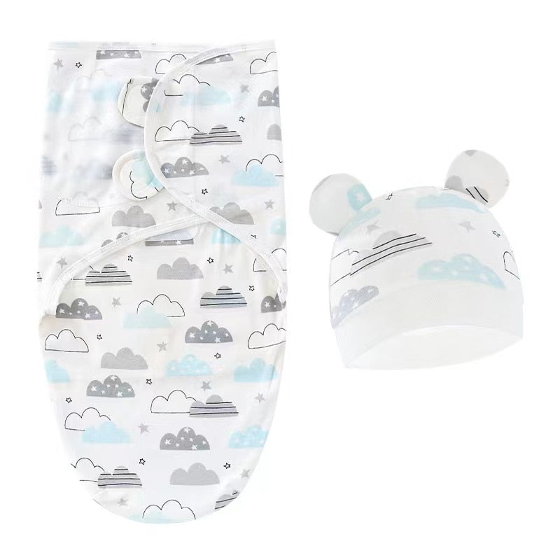 Babies Sleeping Bags Newborn Baby Cocoon Swaddle Wrap Envelope 100%Cotton