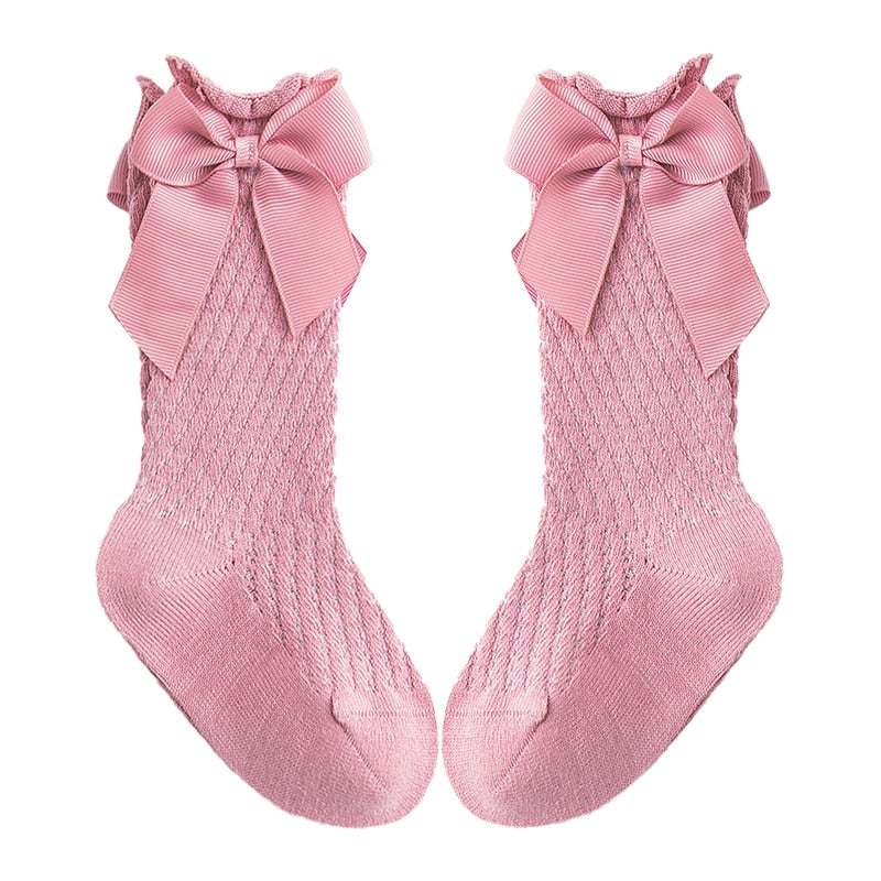 Children Baby Girls Leg Warmer Fox Knee High Socks