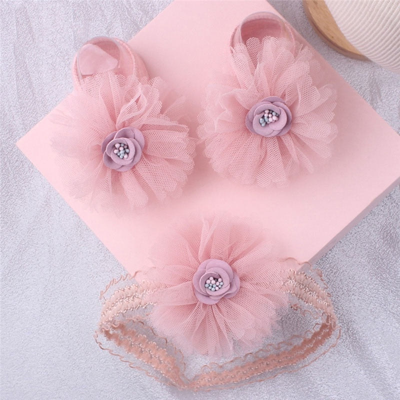 1 Set Xmas Gift Cute Flowers Baby Girls Headband Socks Cartoon Animal Bow Newborn Girls Hair Band Kids Headwear Hair Accessories