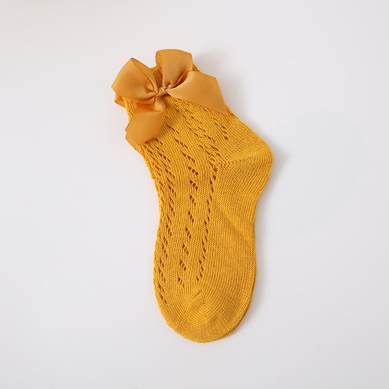 Long Sock Kids Knee High Soft Cotton Mesh Spanish Style