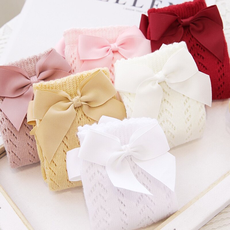 Long Sock Kids Knee High Soft Cotton Mesh Spanish Style