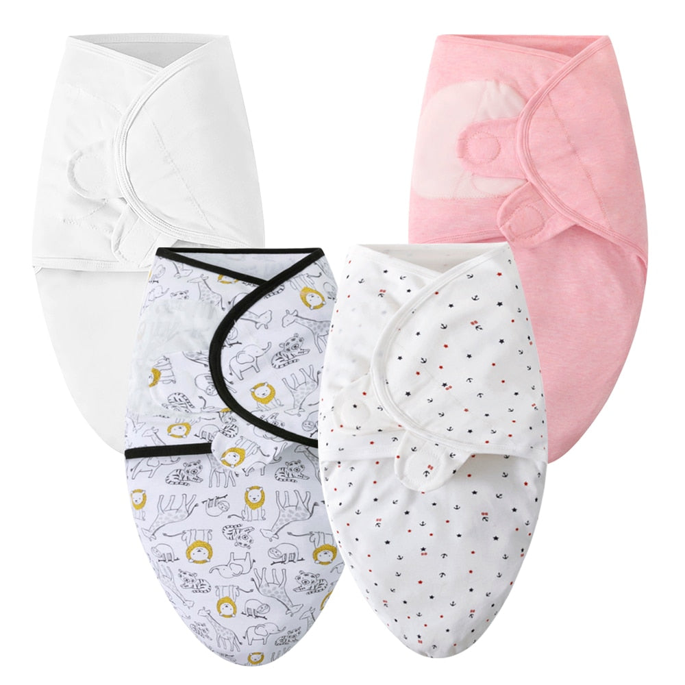 Babies Sleeping Bags Newborn Baby Cocoon Swaddle Wrap Envelope 100%Cotton