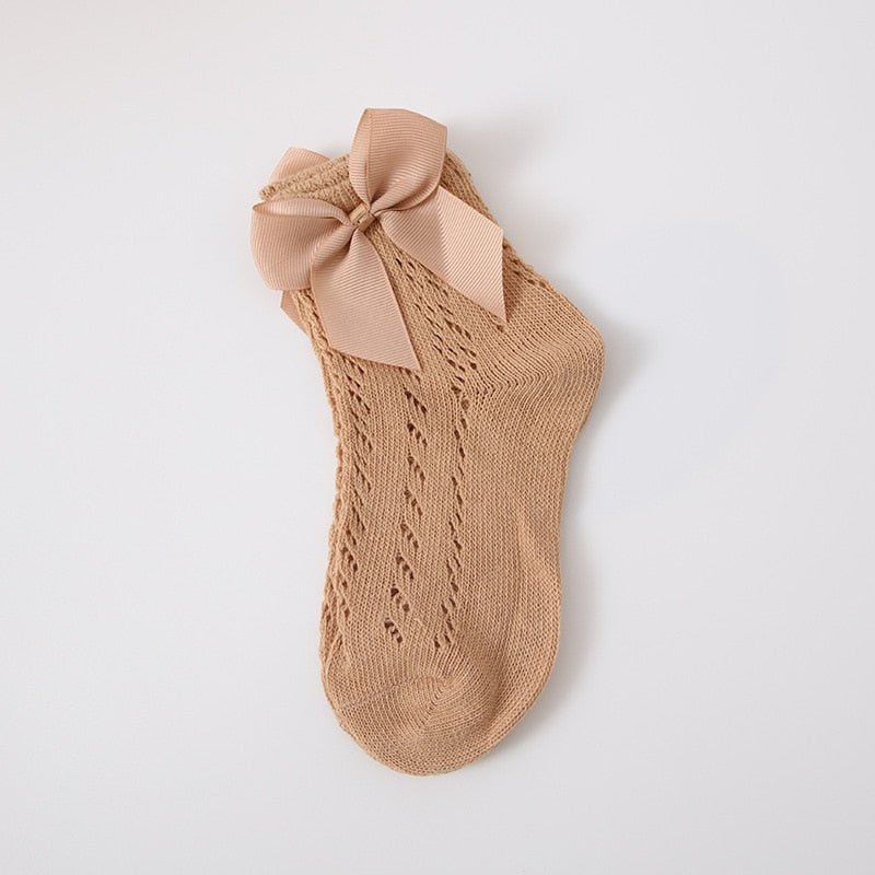 Long Sock Kids Knee High Soft Cotton Mesh Spanish Style