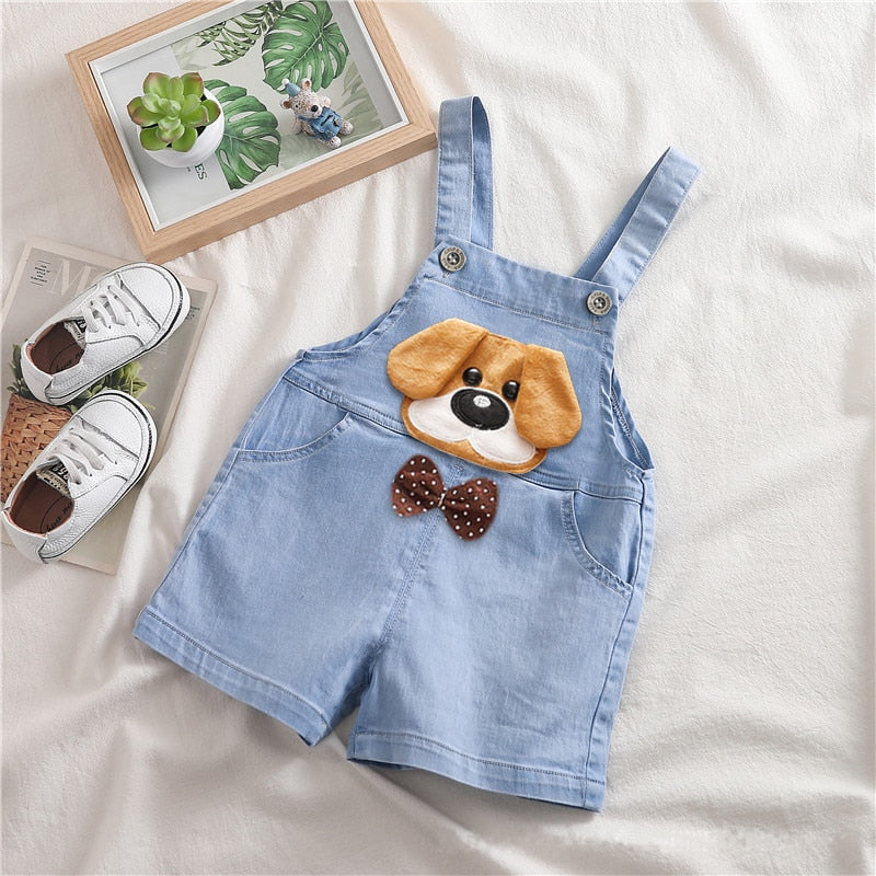 IENENS Summer Kids Baby Boys Jumper Pants Denim Clothing Shorts Jeans