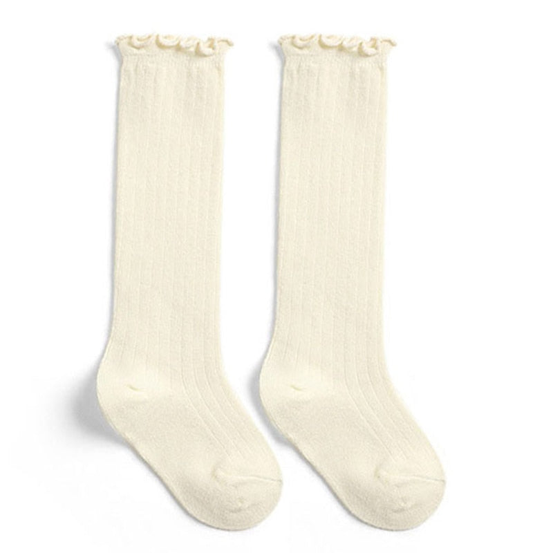 Children Baby Girls Leg Warmer Fox Knee High Socks