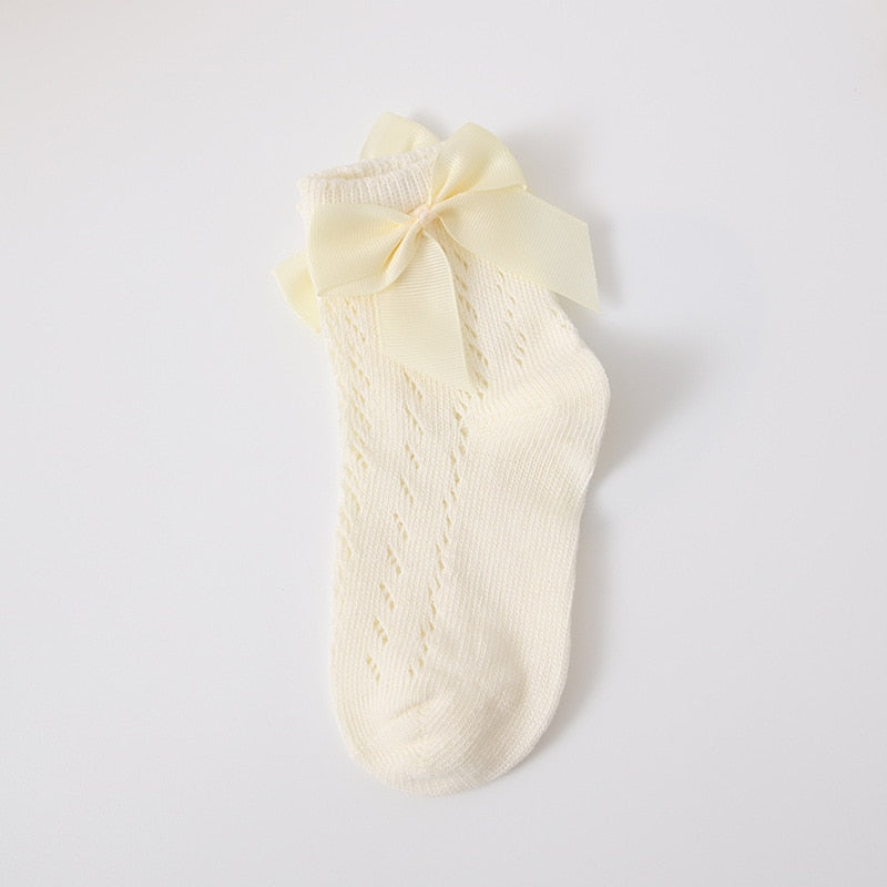 Long Sock Kids Knee High Soft Cotton Mesh Spanish Style