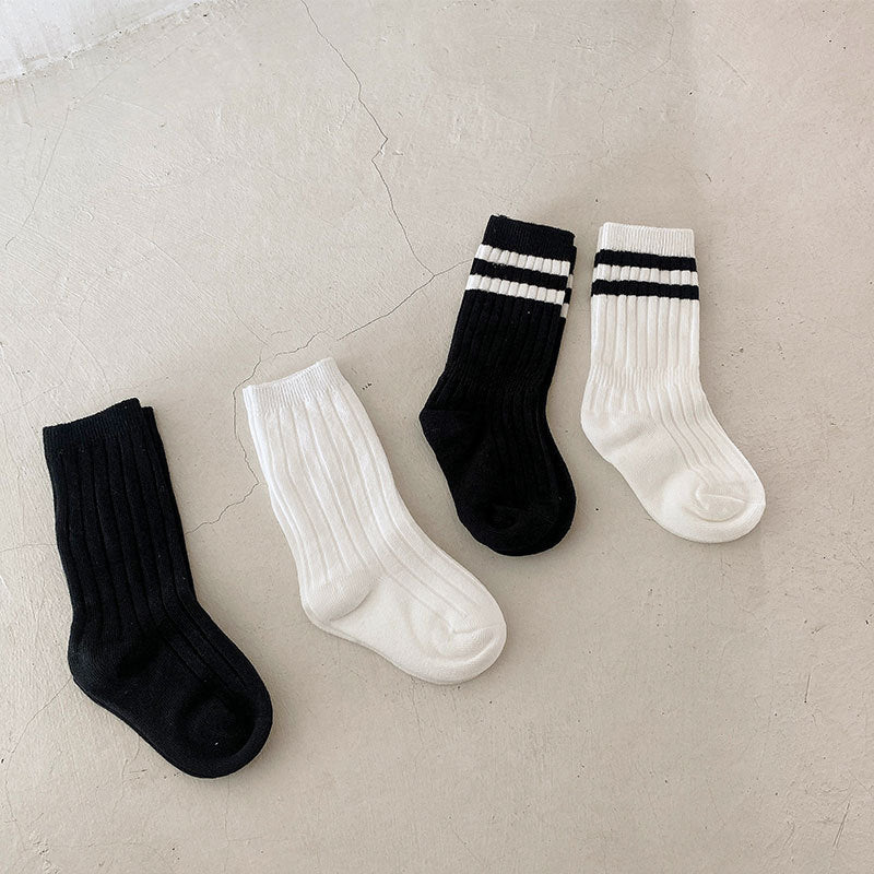 New Kids Cotton Sport School Students Socks