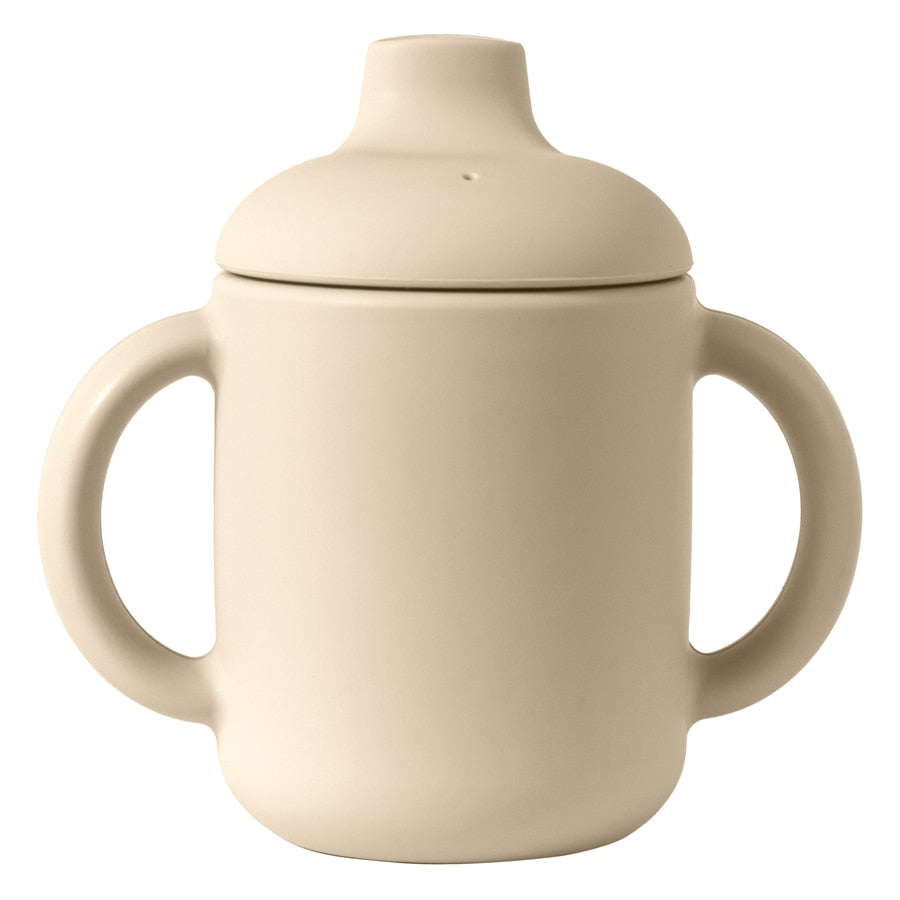 Portable Baby Feeding Drinkware Cup Newborn Learning Hand Shank Bottles