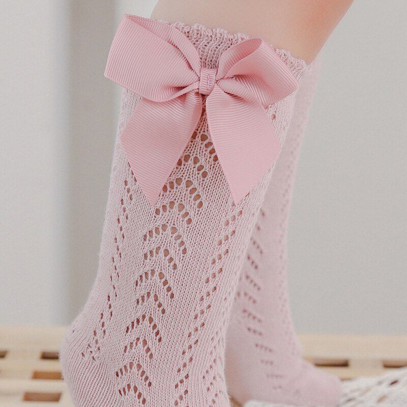 Long Sock Kids Knee High Soft Cotton Mesh Spanish Style