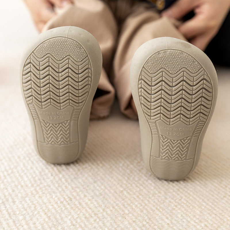 Baby Socks Shoes Baby Cute Cartoon Shoes Kids Boy Rubber Sole