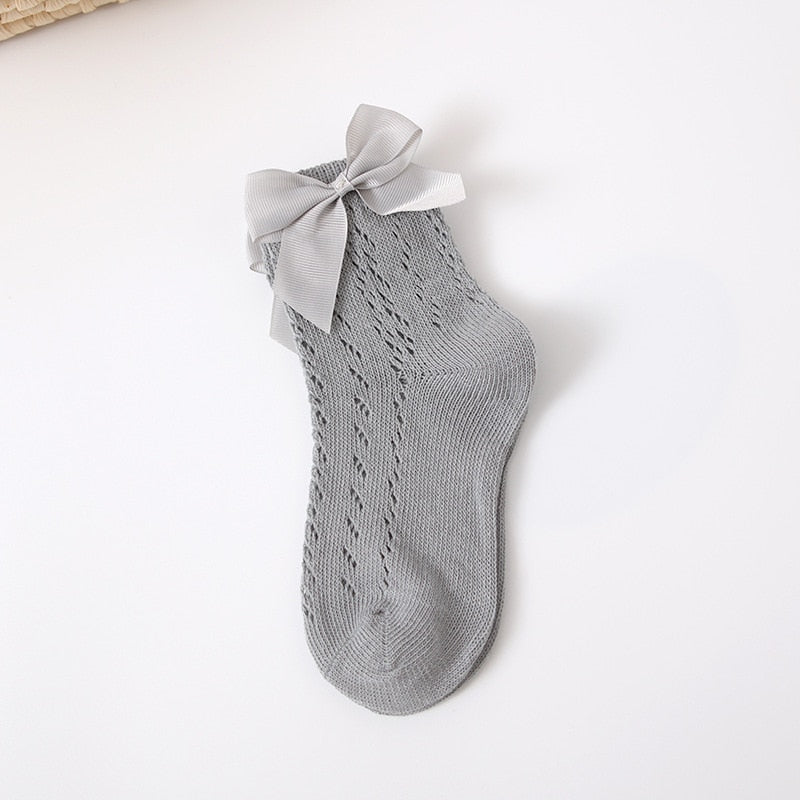 Long Sock Kids Knee High Soft Cotton Mesh Spanish Style