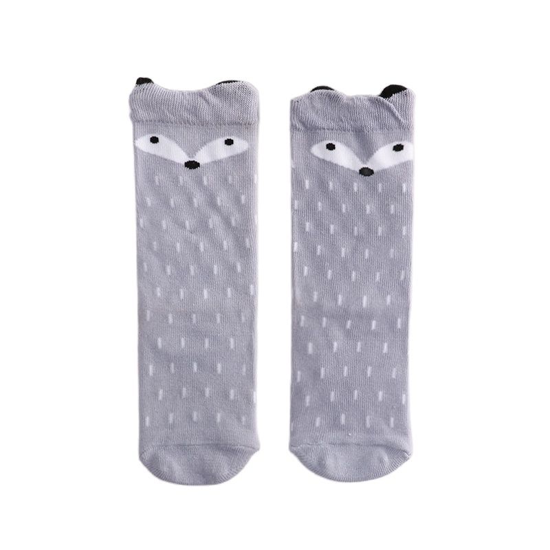 Children Baby Girls Leg Warmer Fox Knee High Socks