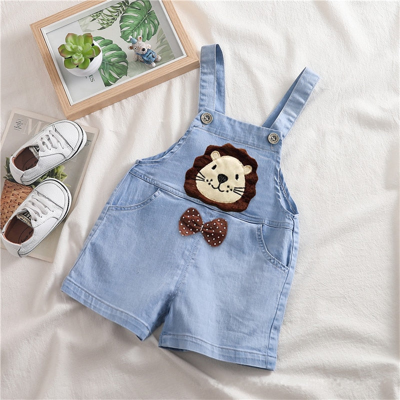 IENENS Summer Kids Baby Boys Jumper Pants Denim Clothing Shorts Jeans