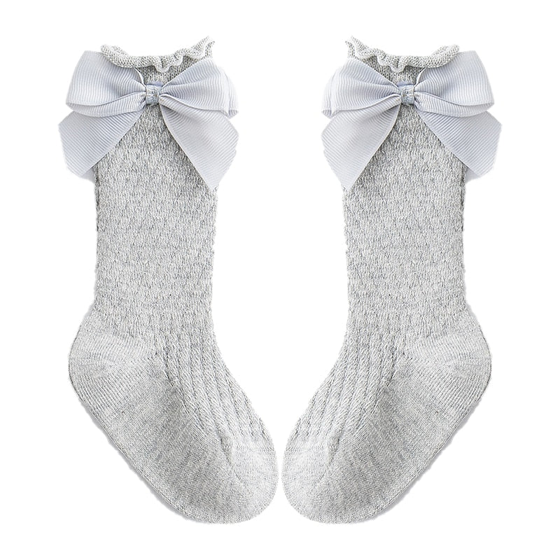 Children Baby Girls Leg Warmer Fox Knee High Socks