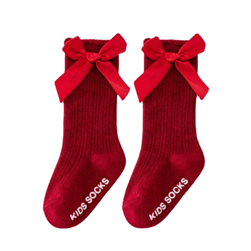 Children Baby Girls Leg Warmer Fox Knee High Socks