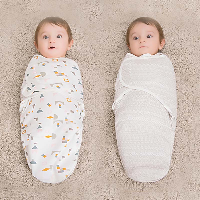 Babies Sleeping Bags Newborn Baby Cocoon Swaddle Wrap Envelope 100%Cotton